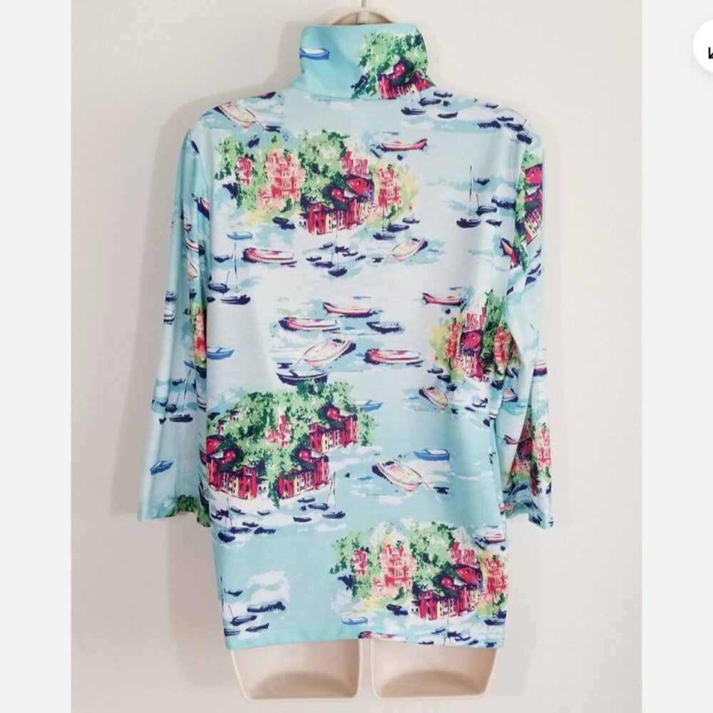 Weekends By Chico's Size 1 Thin Jacket 6602e1m - image 3